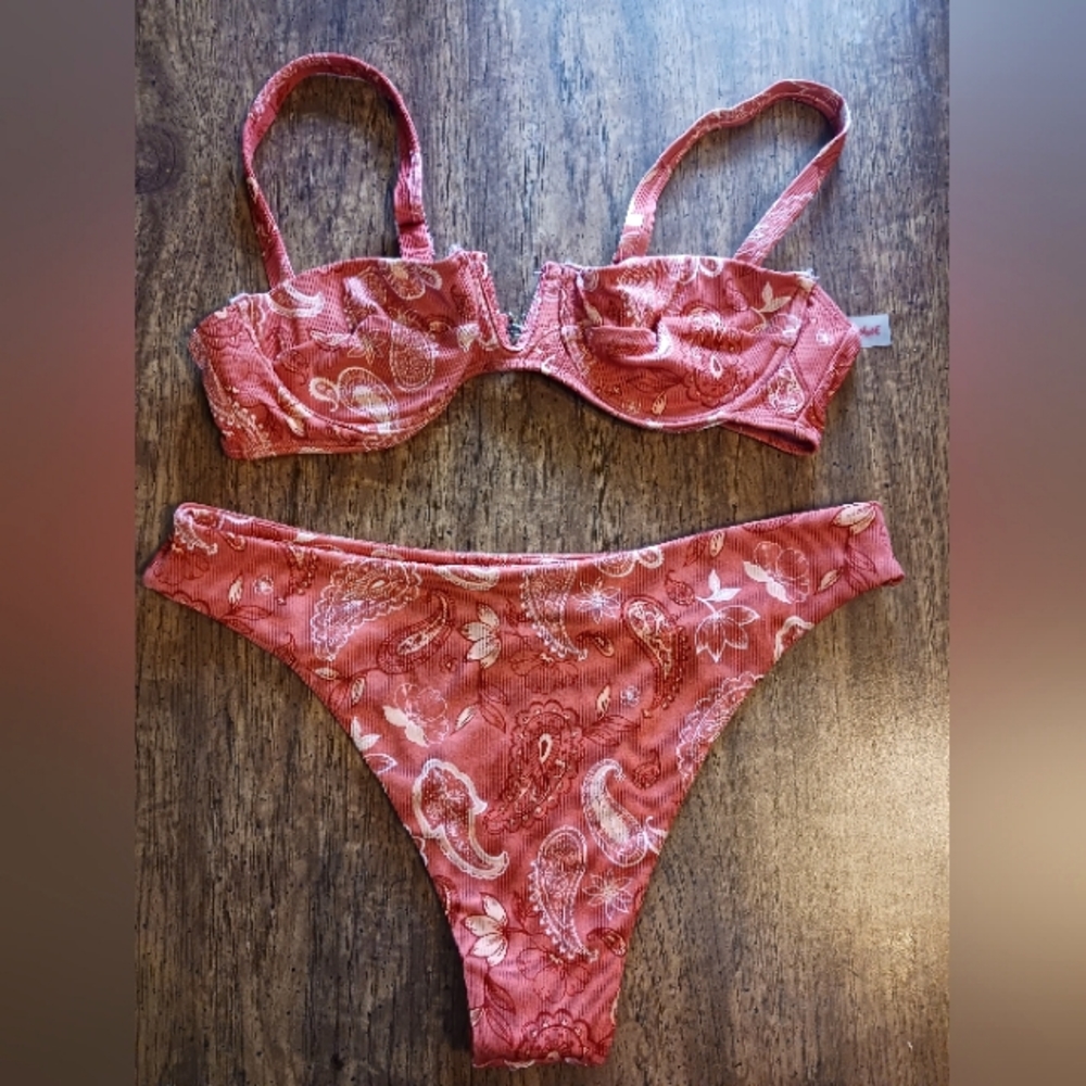 ROMWE LARGE ORANGE SUMMER SWIMSUIT🧡